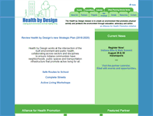 Tablet Screenshot of healthbydesignonline.org